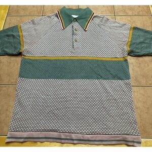 Stylish Green and Gray Polo Shirt